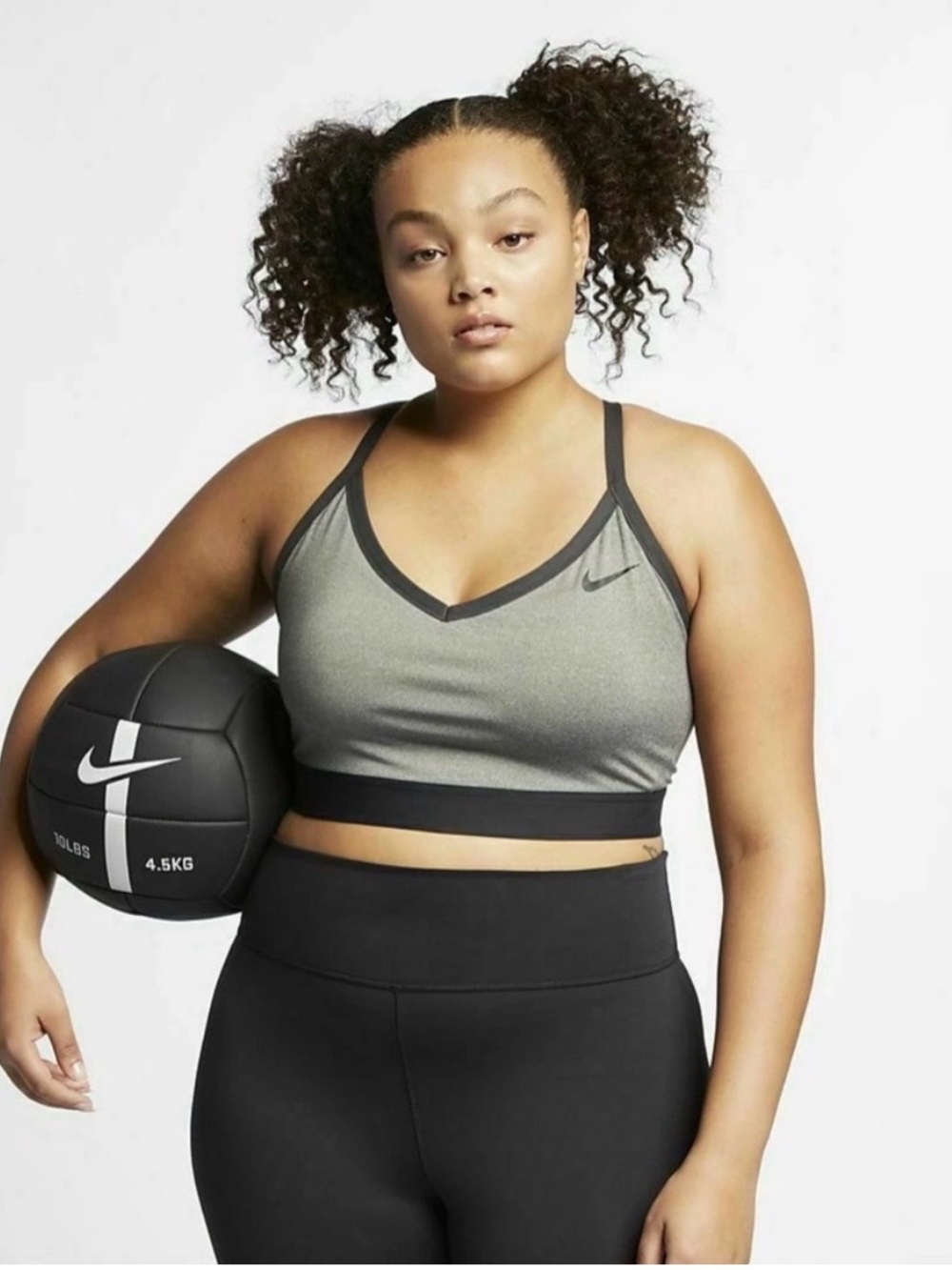 Nike Indy Sports Bra Gray 1X New